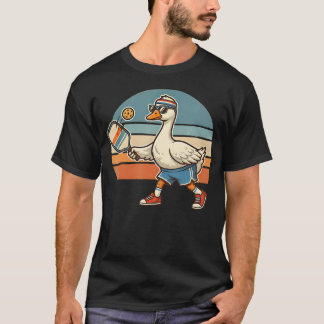 Gans Pickleball Sport Spieler Tier Jungen Pickle T-Shirt