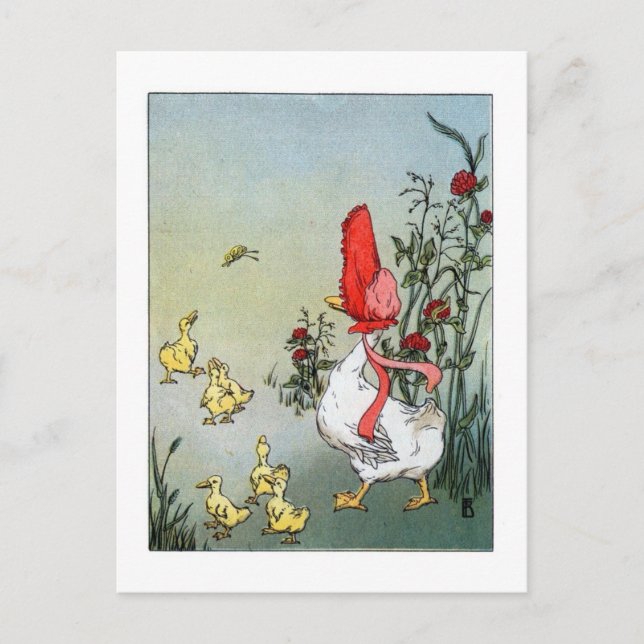 Gans und Gössel Postkarte (Vorderseite)