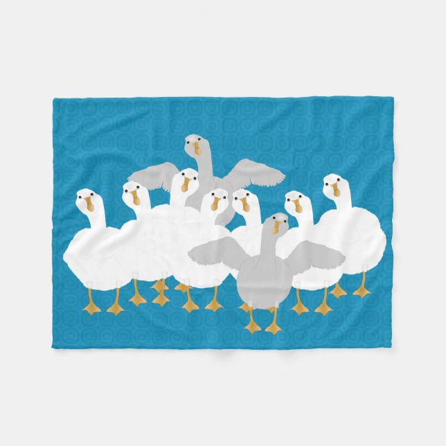 Gans Who Small Fleece Blanket (Vorderseite (Horizontal))