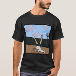 Gänse 3D Land Patchwork T-Shirt