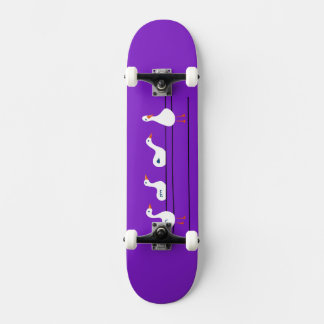Gänse auf einem Draht Skateboard Deck