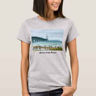 Gänse auf Mighty Mac T - Shirt
