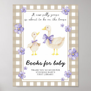 Gänse-Baby-Party - Bücher fürs Baby Poster