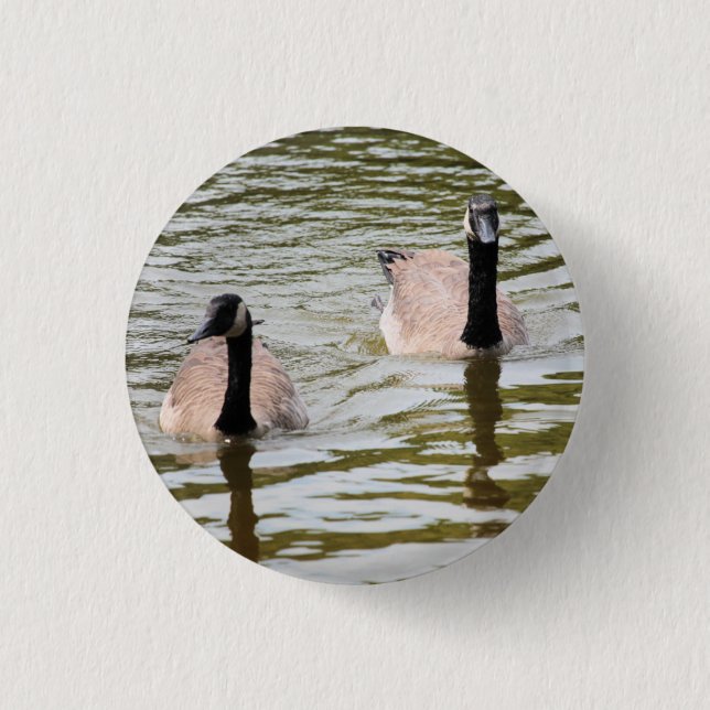Gänse Button (Vorderseite)