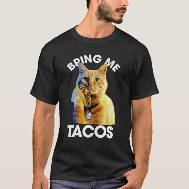 Gänse, die Katze bringt mir Tacos Shirt (Vorderseite)