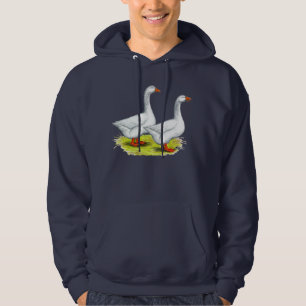 Gänse:  Embden Paare Hoodie