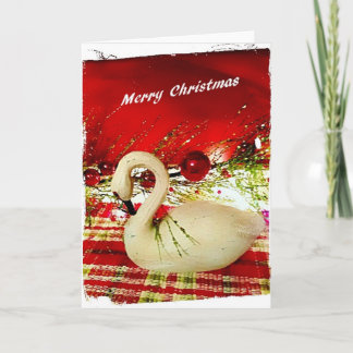 Gänse Frohe Weihnachtskarte Feiertagskarte