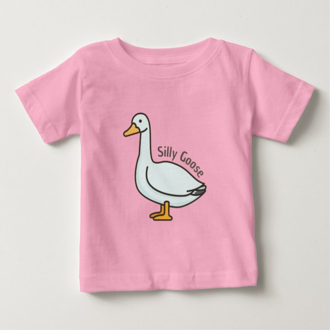 Gänse, Gänse, Alberne Gänse Baby T-shirt (Vorderseite)