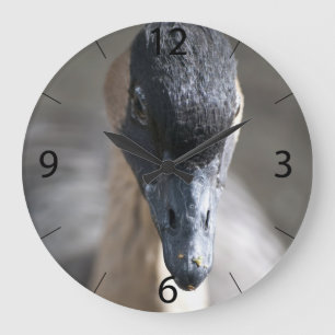Gänse Große Wanduhr