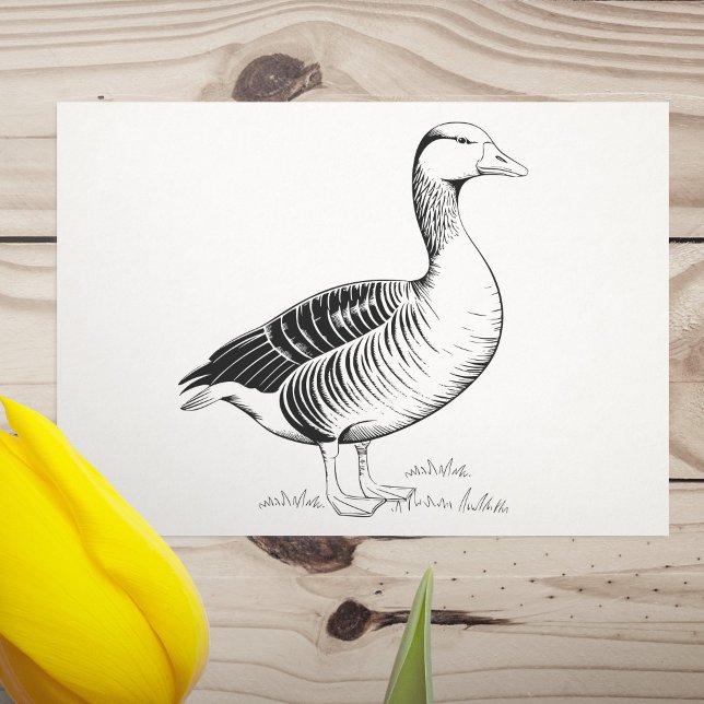 Gänse Gummistempel (Goose Rubber Stamp)