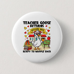 Gänse-Lehrerin kehrt zurück  Button