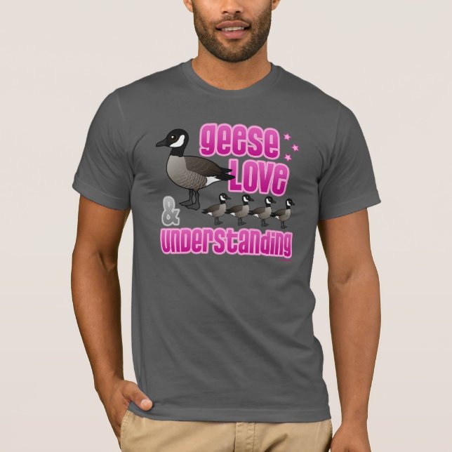 Gänse, Liebe und Verständnis T-Shirt (Vorderseite)