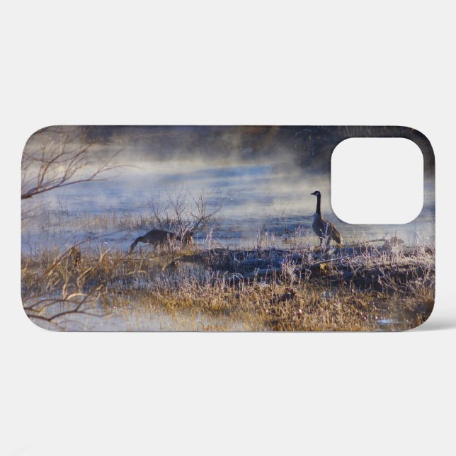 Gänse machen ein Break iPhone Case (Rückseite (Horizontal))