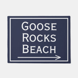 Gänse Rocks Beach und Arrow Doormat Fußmatte