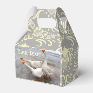 Gänse sind lustig geschenkschachtel