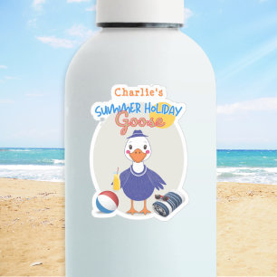 Gänse Sommerferien Spaß Süße Personalisierte Aufkleber