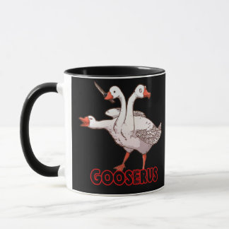 Gänse- und Cerberus-Tasse entblößt Tasse
