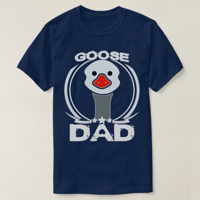 Gänse-Vater-Vathers-Tagesgeschenk für Tierfreunde T-Shirt (Design vorne)