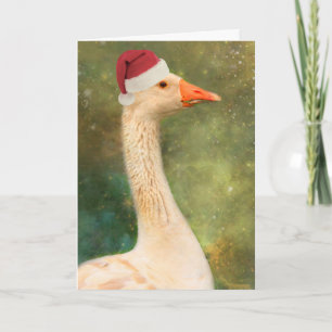 Gänse-Weihnachtsgrüße  Feiertagskarte