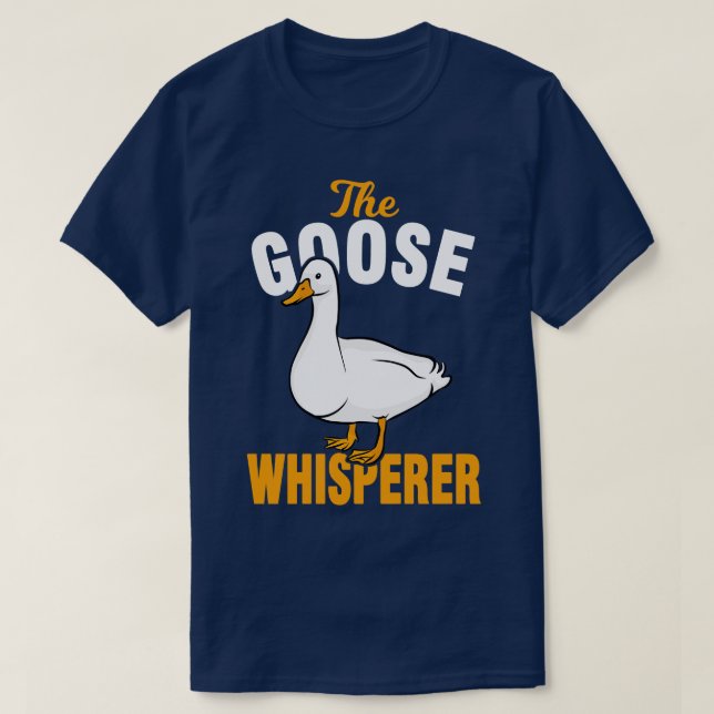 Gänse Whisperer T-Shirt (Design vorne)