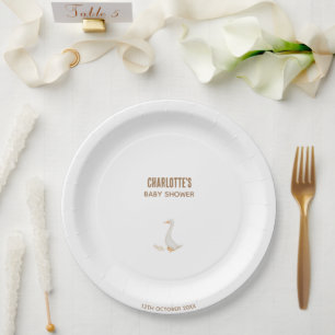 GänseBaby-Dusche Pappteller