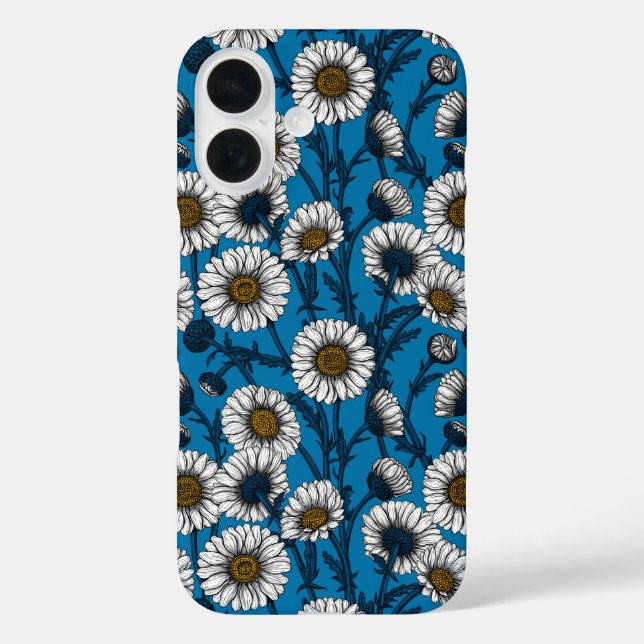 Gänseblümchen auf Blau Case-Mate iPhone Hülle (Rückseite)