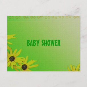 Gänseblümchen Baby Shower Einladung