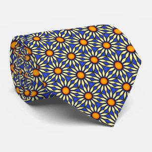 Gänseblümchen Blau Krawatte