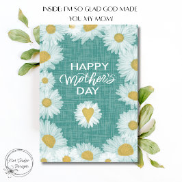 Gänseblümchen Blumen Alles Gute zum Muttertag Karte