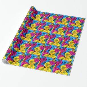 Gänseblümchen Blumen Blüten Liebe Schicksal Party Geschenkpapier