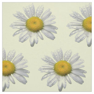 Gänseblümchen-Blumen-Gewebe Stoff