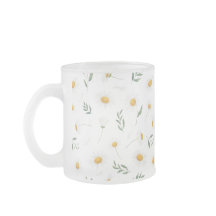 Gänseblümchen-Blumen-Muster-Tasse