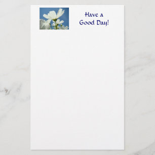Gänseblümchen Blumen Papierwaren Hab einen schönen Briefpapier