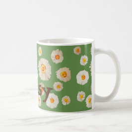 Gänseblümchen-Blumen personalisierte Tasse