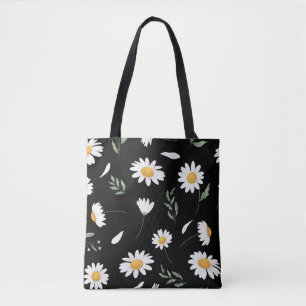 Gänseblümchen-Blumen-Tasche