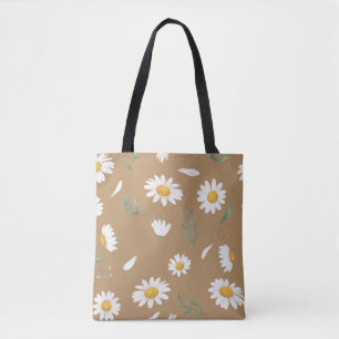 Gänseblümchen-Blumen-Tasche