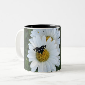 Gänseblümchen-Blumen-Tasse Zweifarbige Tasse