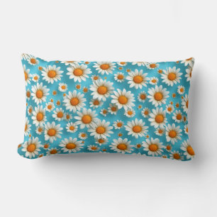 Gänseblümchen-Blumenmuster Lendenkissen