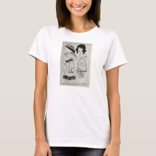 Gänseblümchen Clark 1916 Vintage Papierpuppenkun T-Shirt