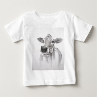 Gänseblümchen das Kuh-Baby-T-Shirt Baby T-shirt