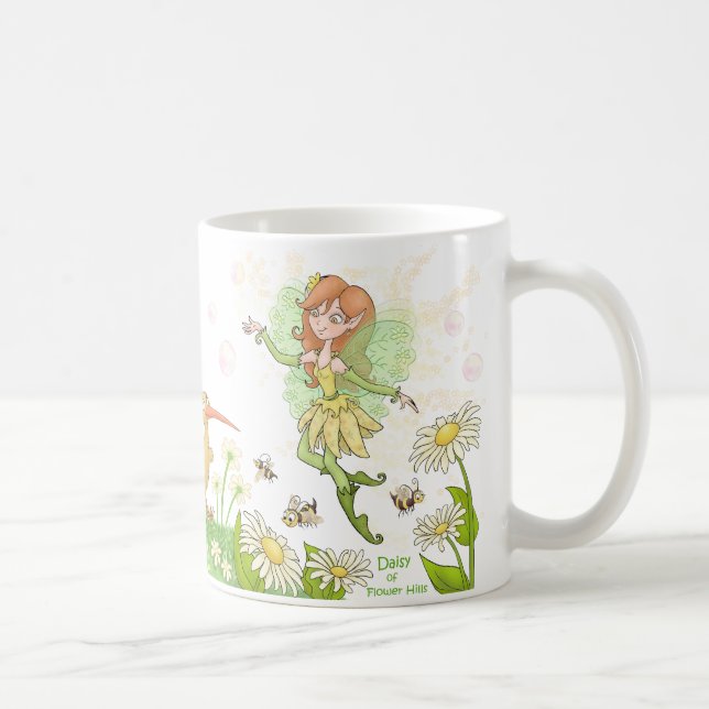 Gänseblümchen der Blumen-Hügel Tasse (Rechts)