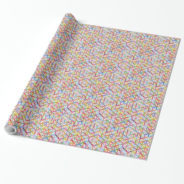 Gänseblümchen ein Tagessteppdecken-gemustertes Geschenkpapier (Ungerollt)