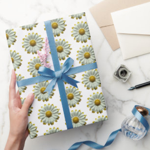 Gänseblümchen - Floraler Frühlings- Sommer- Garten Geschenkpapier
