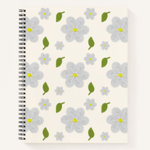 Gänseblümchen-Garten-Notizbuch Notizbuch