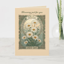 Gänseblümchen Geburtstagsmonats-Blumenmotiv