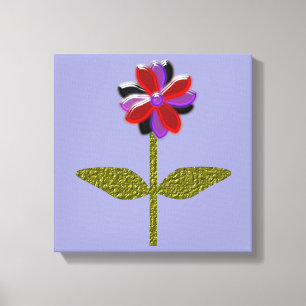 Gänseblümchen Glänzender Kunststoff-Canvas-Druck Leinwanddruck