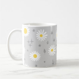 Gänseblümchen grau kaffeetasse