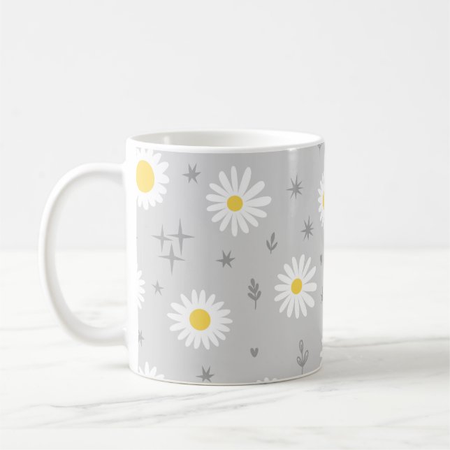 Gänseblümchen grau kaffeetasse (Links)