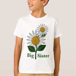 Gänseblümchen-große Schwester T-Shirt