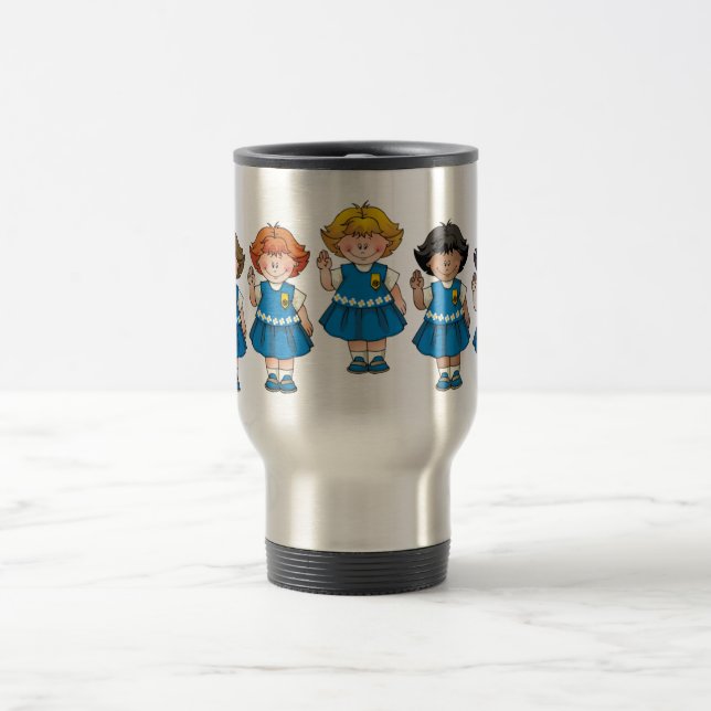 Gänseblümchen-Gruppe Reisebecher (Mittel)